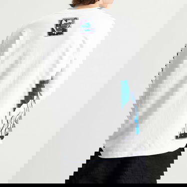 T-shirt By Parra Parra Your Face Graphic Long Sleeve T-Shirt Hvid | 53521-WHT, 3