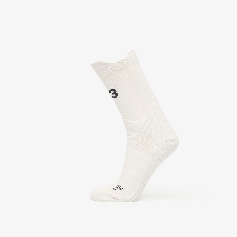 Sokker Y-3 Y-3 Ten Crew Socks Hvid | JW8552