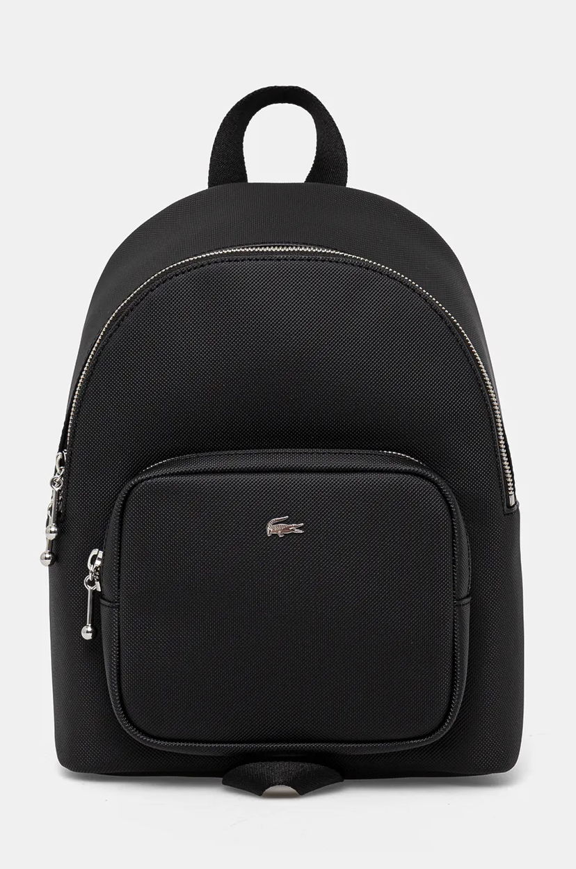 Rygsæk Lacoste Lacoste Small Smooth Backpack Sort | NF4759DZ