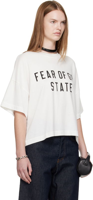 T-shirt Fear of God Fear of God ESSENTIALS Boxy T-Shirt Hvid | 125SP257164FW, 1