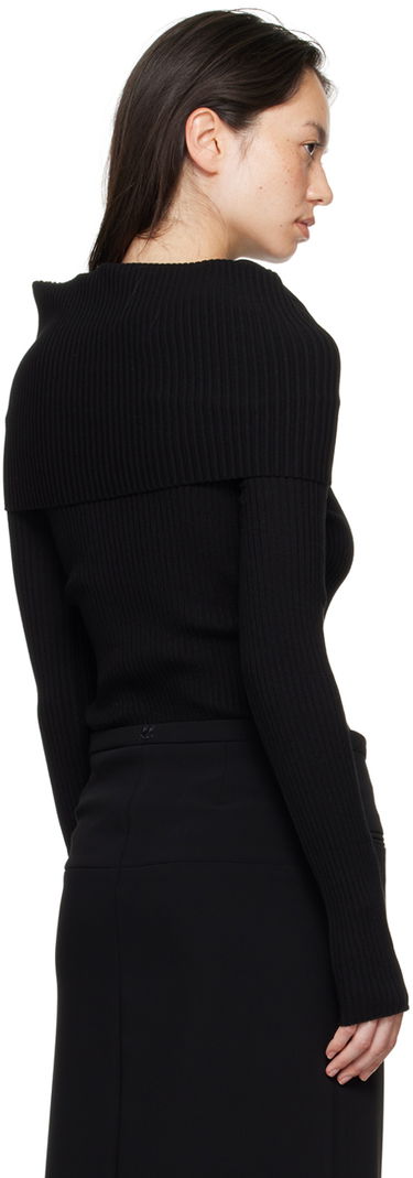 Sweater Courrèges Courrèges Women's Fitted Off Shoulder Sweater Sort | 324MPU189FI0001, 2