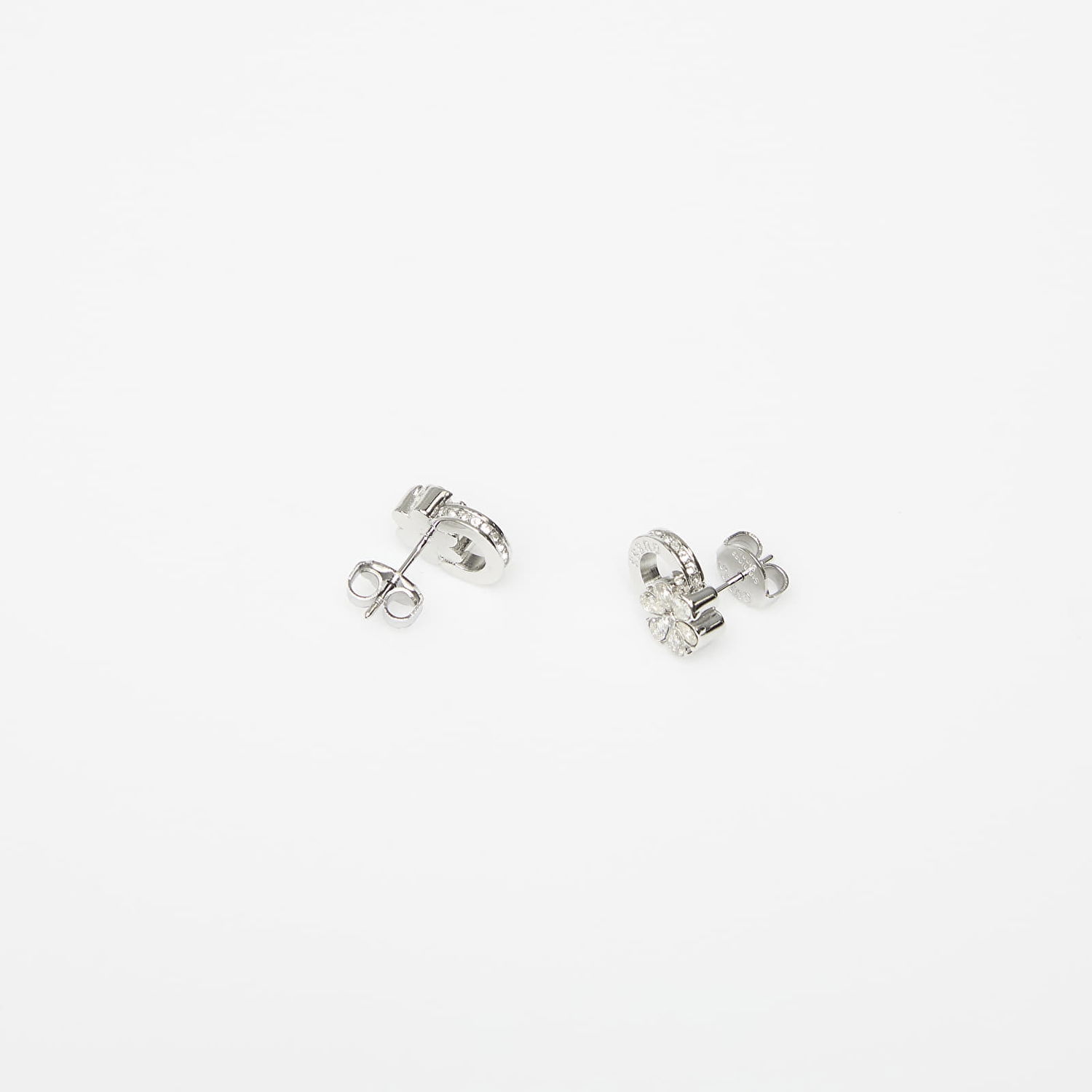 Øreringe GUESS Lily Crystal Flower Stud Earrings Metalisk | JUBE05108JWRH-SILVER, 1