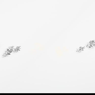Øreringe GUESS Lily Crystal Flower Stud Earrings Metalisk | JUBE05108JWRH-SILVER, 1