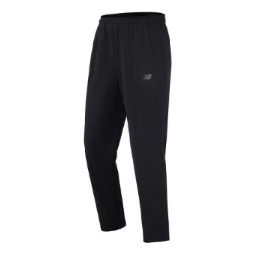 Joggingbukser New Balance Core Knit Training Pants Sort | MP83958-1
