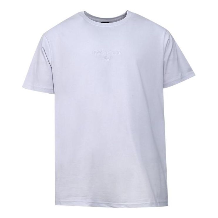 T-shirt New Balance New Balance Embroidered Knit Sports T-Shirt Lilla | AMT21548-LIA