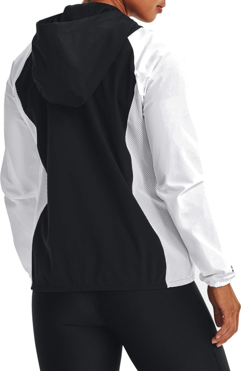 Vindjakke Under Armour Hooded Woven Mesh Full-Zip Jacket Flerfarvet | 1365966-001, 1