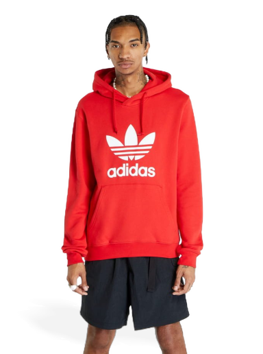 Sweatshirt adidas Originals Trefoil Hoody Better Scarlet Rød | IM4497