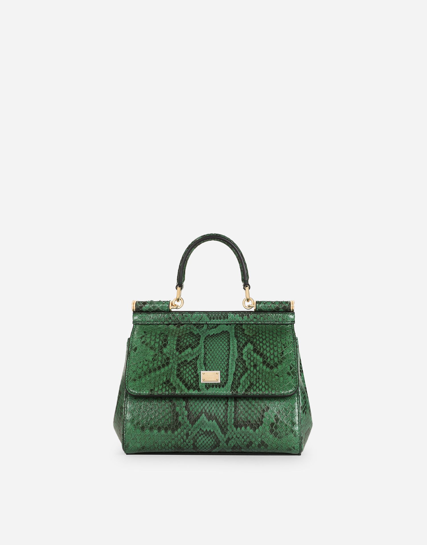 Håndtaske Dolce & Gabbana Medium Sicily Handbag Grøn | BB6003A211180523, 0