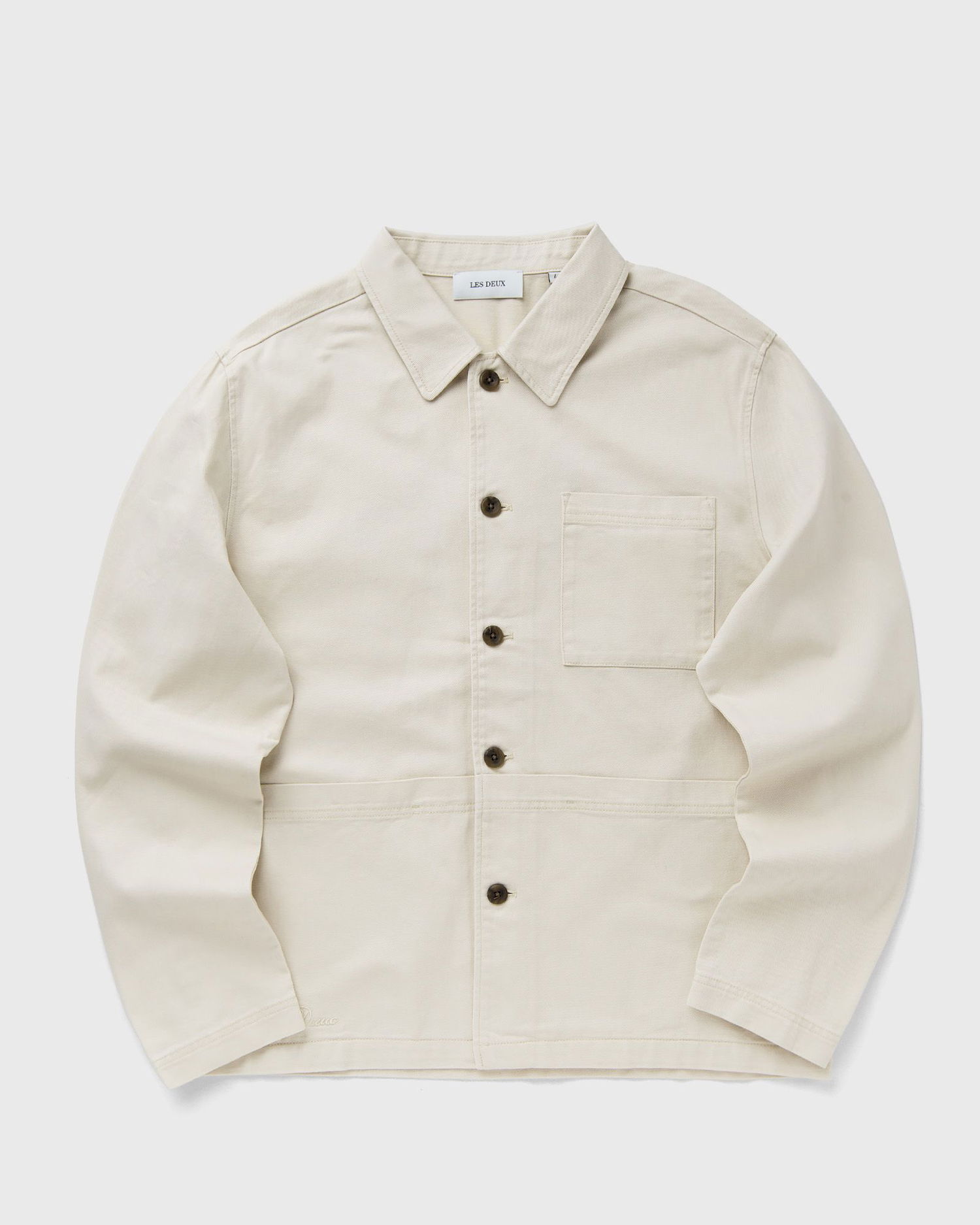 Skjorte Les Deux Les Deux Journey Embroidery Overshirt Beige | LDM640120-215215, 0