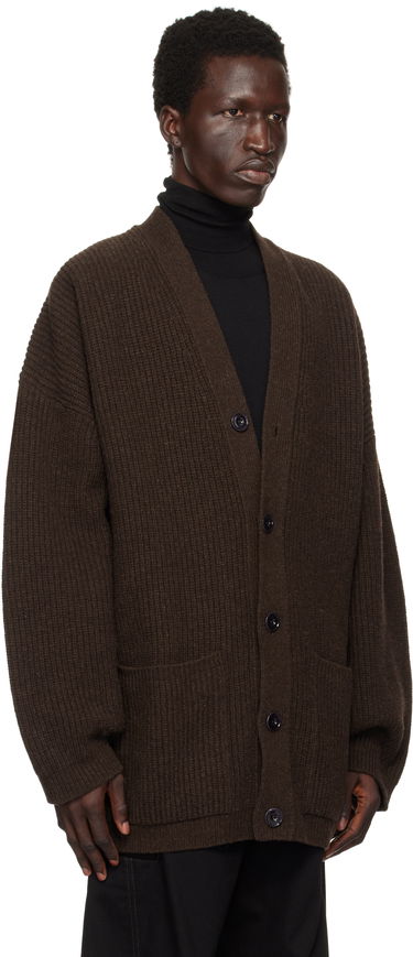 Sweater LEMAIRE Felted Cardi Cardigan Brun | CO1077 LK1027, 1