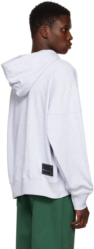 Sweatshirt We11done We11done Raw Edge Hoodie Grå | WD-TH3-22-867-U-GY, 2