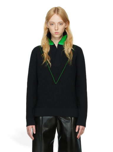 Sweater Bottega Veneta Nylon Sweater Sort | 706141 V1Z30
