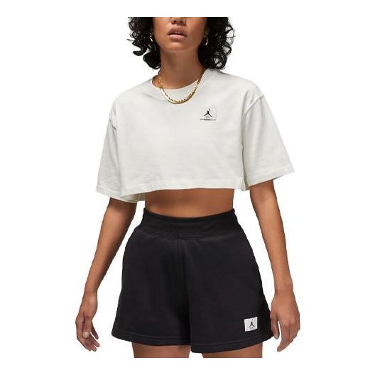 Crop top Jordan Air Jordan Sport Cropped T-Shirt Hvid | DZ3212-133, 0