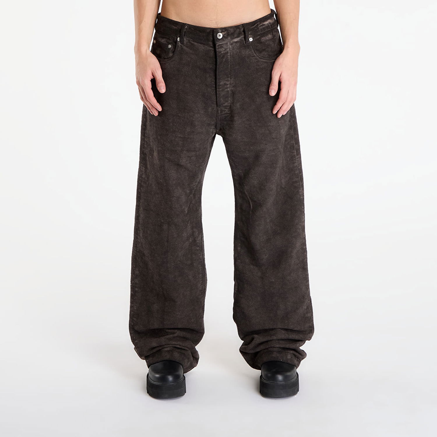 Jeans Rick Owens Rick Owens DRKSHDW Geth Wide Leg Jeans Brun | DU02E7351 BMO 78, 0