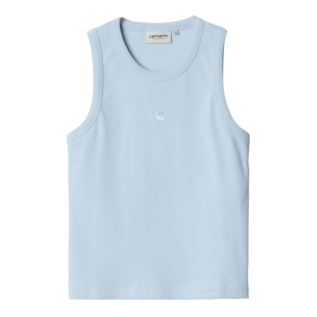 Tanktop Carhartt WIP Carhartt WIP Philips Ribbed Tank Top Blå | I034624_8, 0