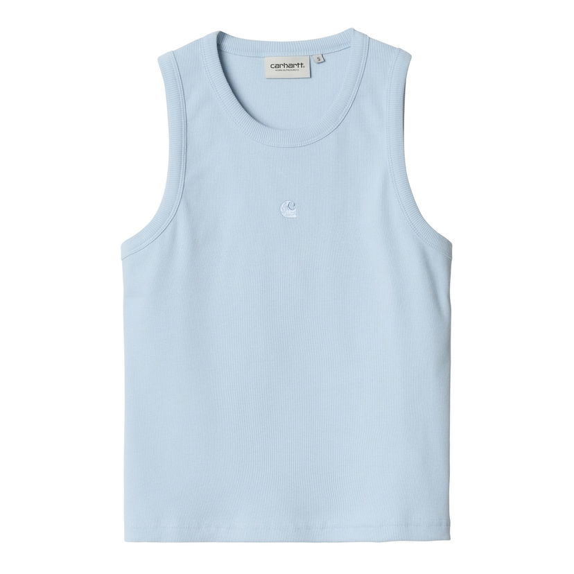 Tanktop Carhartt WIP Carhartt WIP Philips Ribbed Tank Top Blå | I034624_8