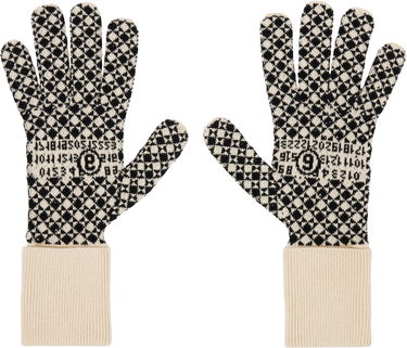 Handsker Maison Margiela MM6 Maison Margiela Knit Gloves with Cuffs Beige | S52TS0045 M13141, 0
