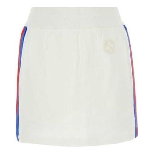 Nederdel Gucci Cotton Jersey Mini Skirt With Web Hvid | 773725-XJF8W-9088, 0