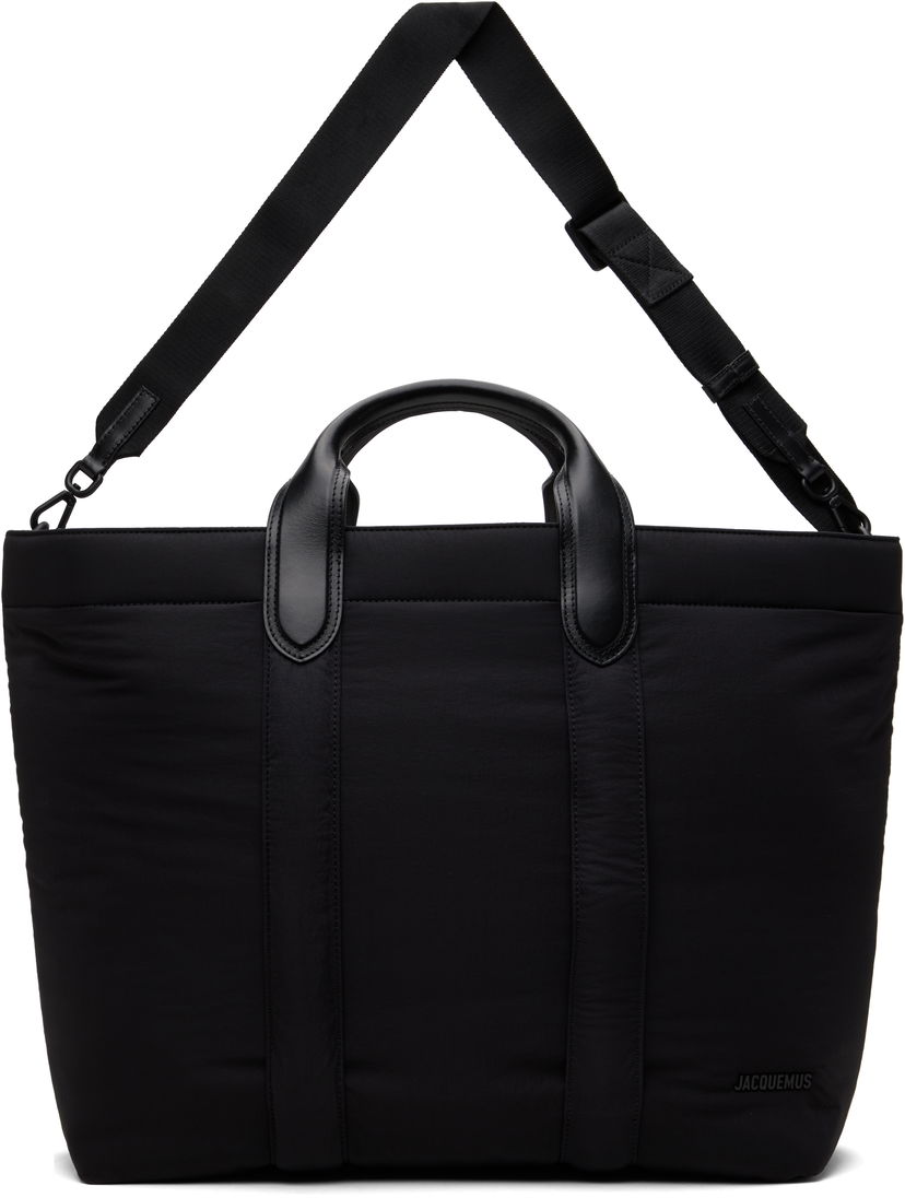 Mulepose Jacquemus JACQUEMUS La Croisière 'The Bambino Shopper' Tote Sort | 25E255BA423-3174