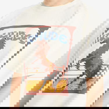 T-shirt Rhude Rhude Cadre Horse Graphic Tee Hvid | RHSS25TT05012-0241, 5