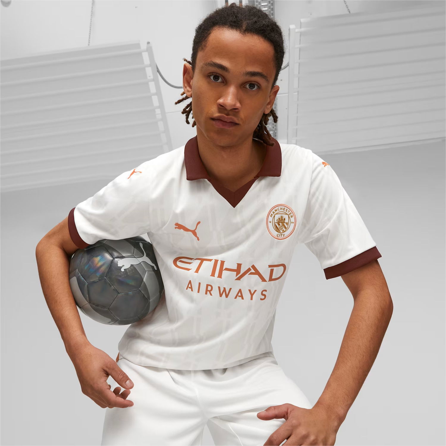Jersey Puma MCFC Away Jersey Replica 2023/24 Hvid | 770449-002, 1