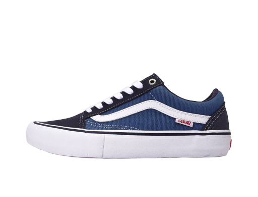 Skateboarding Vans Old Skool Pro Navy White Mørkeblå | VN000ZD40NS