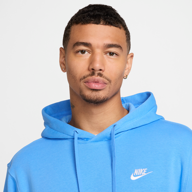 Sweatshirt Nike Nike Sportswear Club Fleece Hoodie Blå | BV2654-412, 4