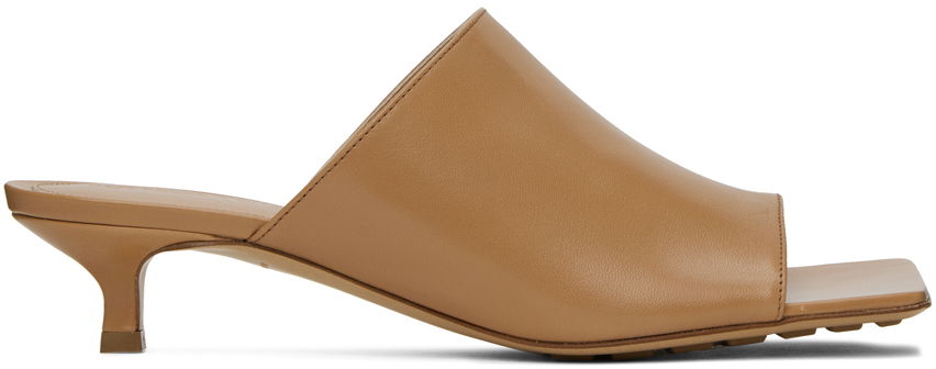 Sneakers og sko Bottega Veneta Stretch Mules "Tan" Beige | 690022 VBSF0, 0