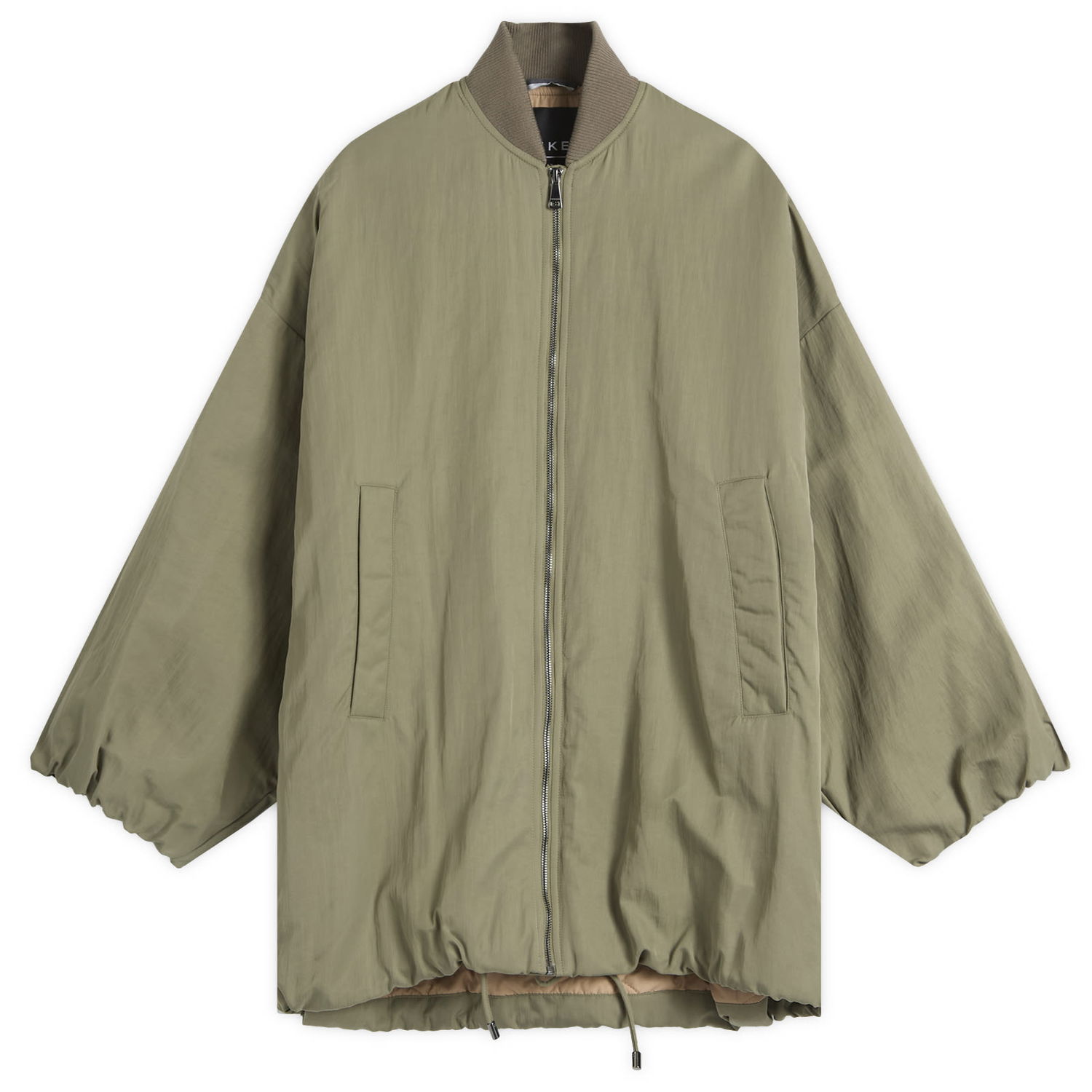 Bomberjakke Max Mara Weekend Max Mara Albero Longline Bomber Jacket Size 10 Grøn | 2515481081600, 0