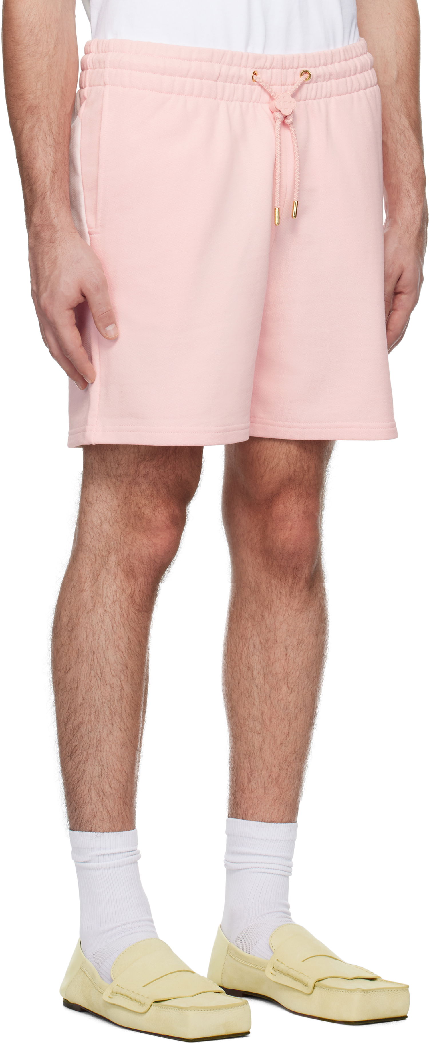 Shorts Casablanca Temple Rubber Patch Shorts Lyserød | MPS25-JTR-003-01, 1