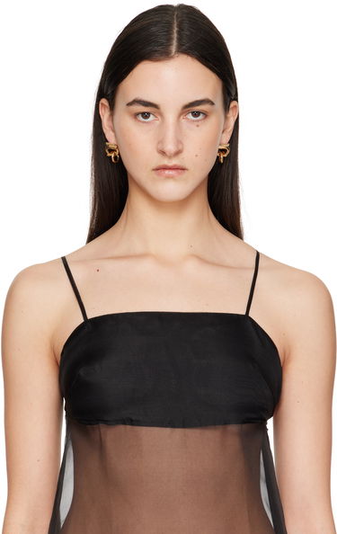 Øreringe FERRAGAMO Ferragamo Gancini Earrings Metalisk | 780397, 2