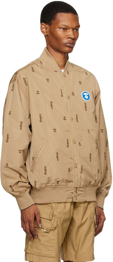 Bomberjakke AAPE by A Bathing Ape AAPE by A Bathing Ape Reversible Bomber Jacket Grøn | AAPLJM7581XXKGRN, 3
