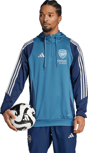 Sweatshirt adidas Originals Arsenal FC TR Training Hoodie Blå | jj1794, 2
