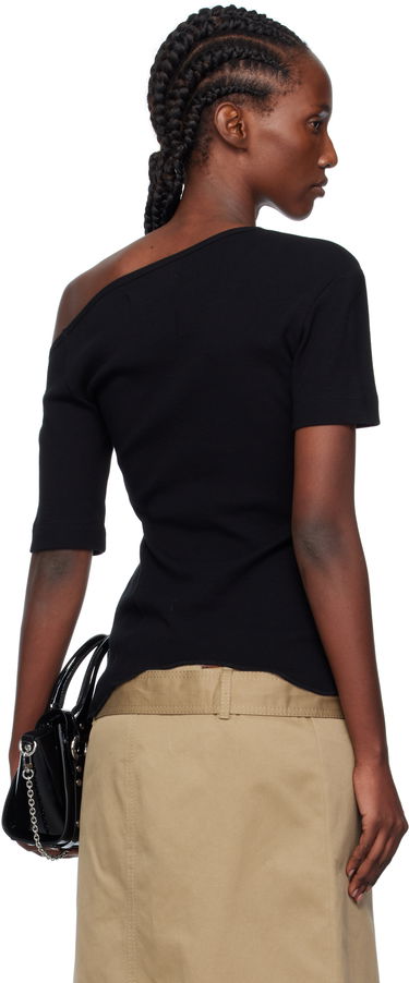 T-shirt Vivienne Westwood Vivienne Westwood Asymmetrical Shoulder T-Shirt Sort | 1G010010-J009C-, 2