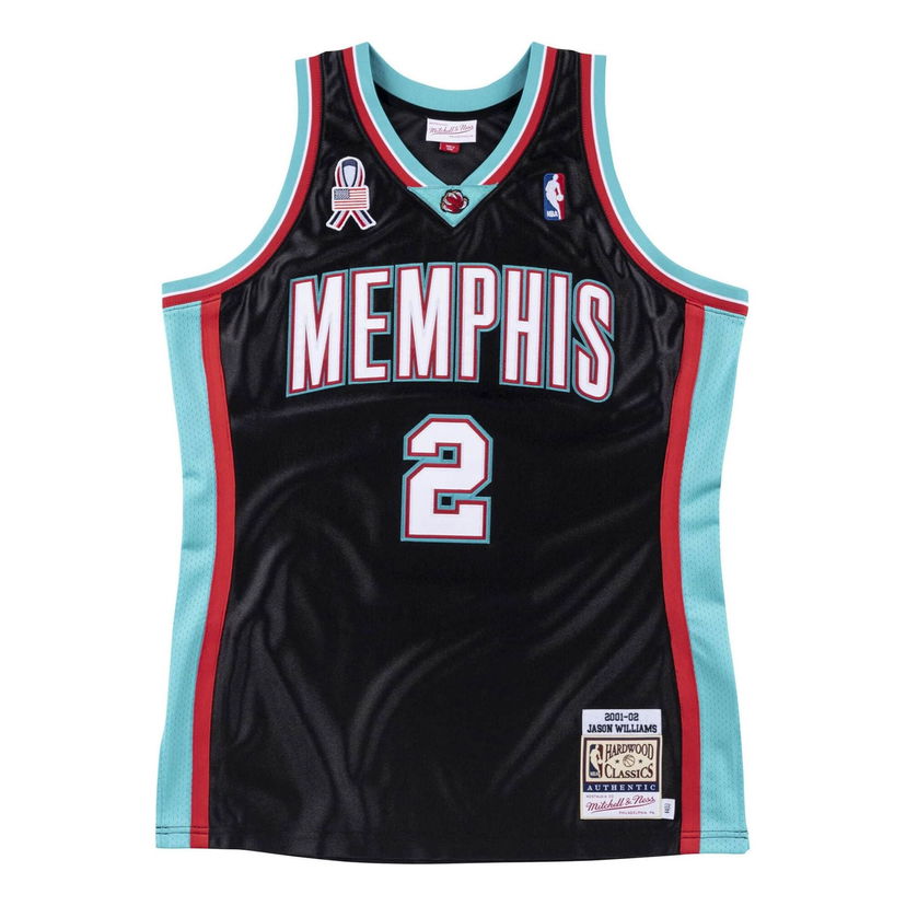 Jersey Mitchell & Ness NBA Memphis Grizzlies 2001-02 Jason Williams Jersey Sort | AJY4GS18460-MGRBLCK01JWI