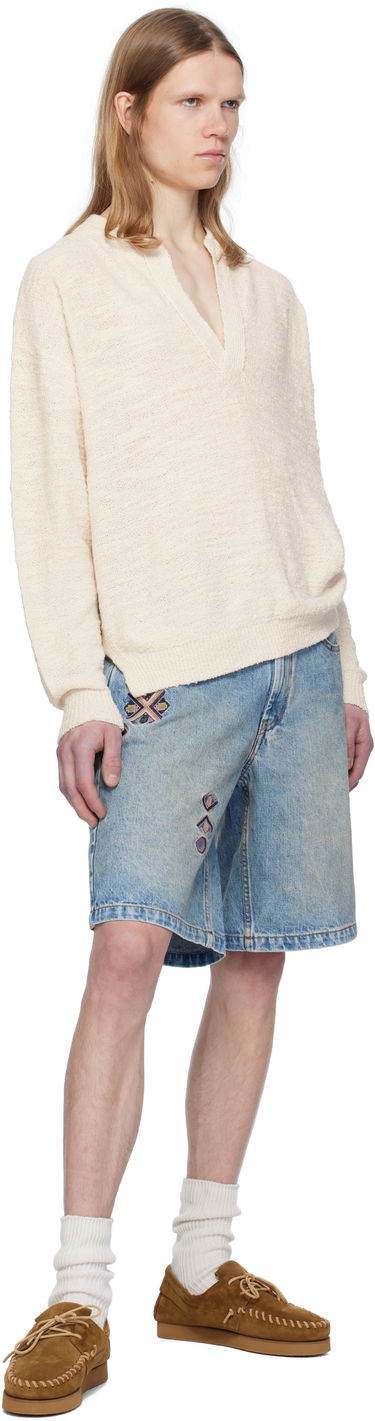 Sweater ISABEL MARANT Isabel Marant Arnold V-Neck Sweater Hvid | PU0679HA-C2L02H, 3