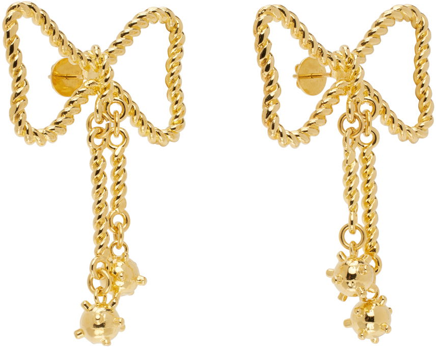 Øreringe Chopova Lowena Chopova Lowena Mace Bow Earrings Metalisk | 6501, 1