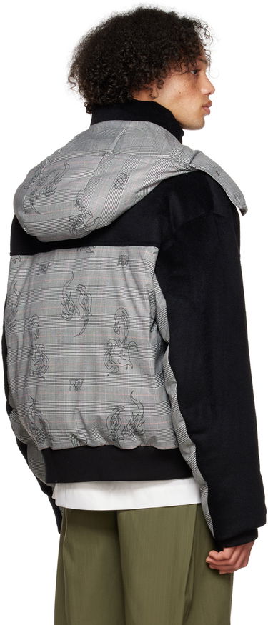Puffer jakke Feng Chen Wang Feng Chen Wang Houndstooth Down Jacket Flerfarvet | FUF14JK08, 2