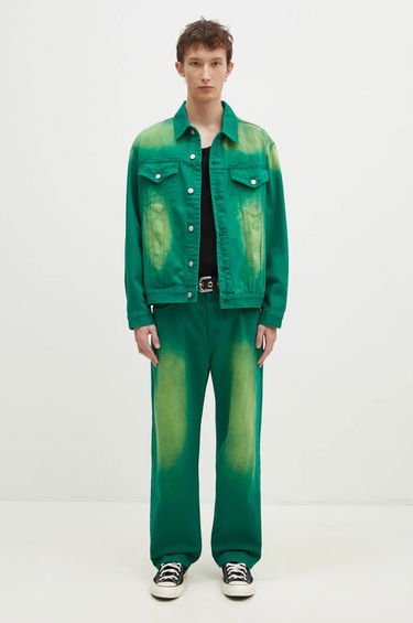 Jeans BILLIONAIRE BOYS CLUB Billionaire Boys Club Green Dyed Denim Pants Grøn | B24427, 4