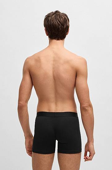 Boksere BOSS BOSS Stretch Cotton Boxer Briefs, 3-Pack Sort | 50544272, 1