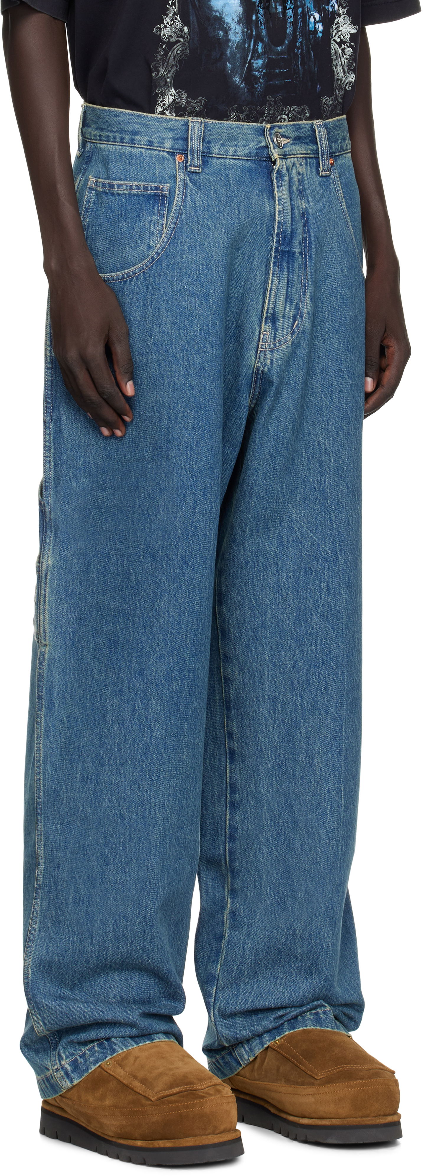 Jeans VETEMENTS Vetements Hip-Hop Jeans Blå | UH76DP250VB, 1