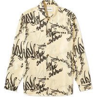 Skjorte Nanushka Sabrin Printed Shirt Beige | NW24RSSH01371, 1