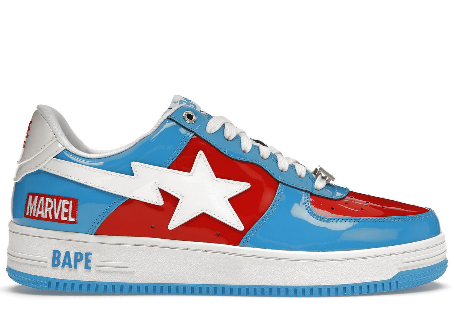 Sneakers og sko BAPE Marvel Comics x Bape Sta 2022 "Captain America" Blå | 001FWI731903, 0