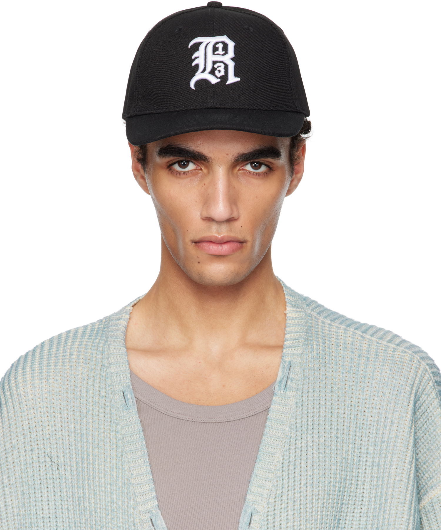 Kasket R13 R13 Baseball Cap with Logo Sort | R13WA022-A001, 0