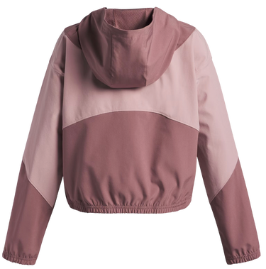 Vindjakke Under Armour Rival Woven Colorblock Hooded Jacket Lyserød | 6004181-651, 1