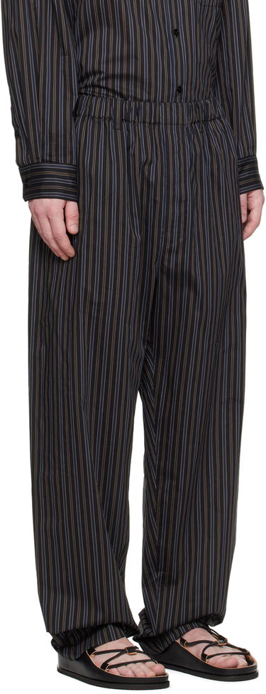 Bukser LEMAIRE Relaxed Striped Trousers Sort | PA1047 LF1247, 1