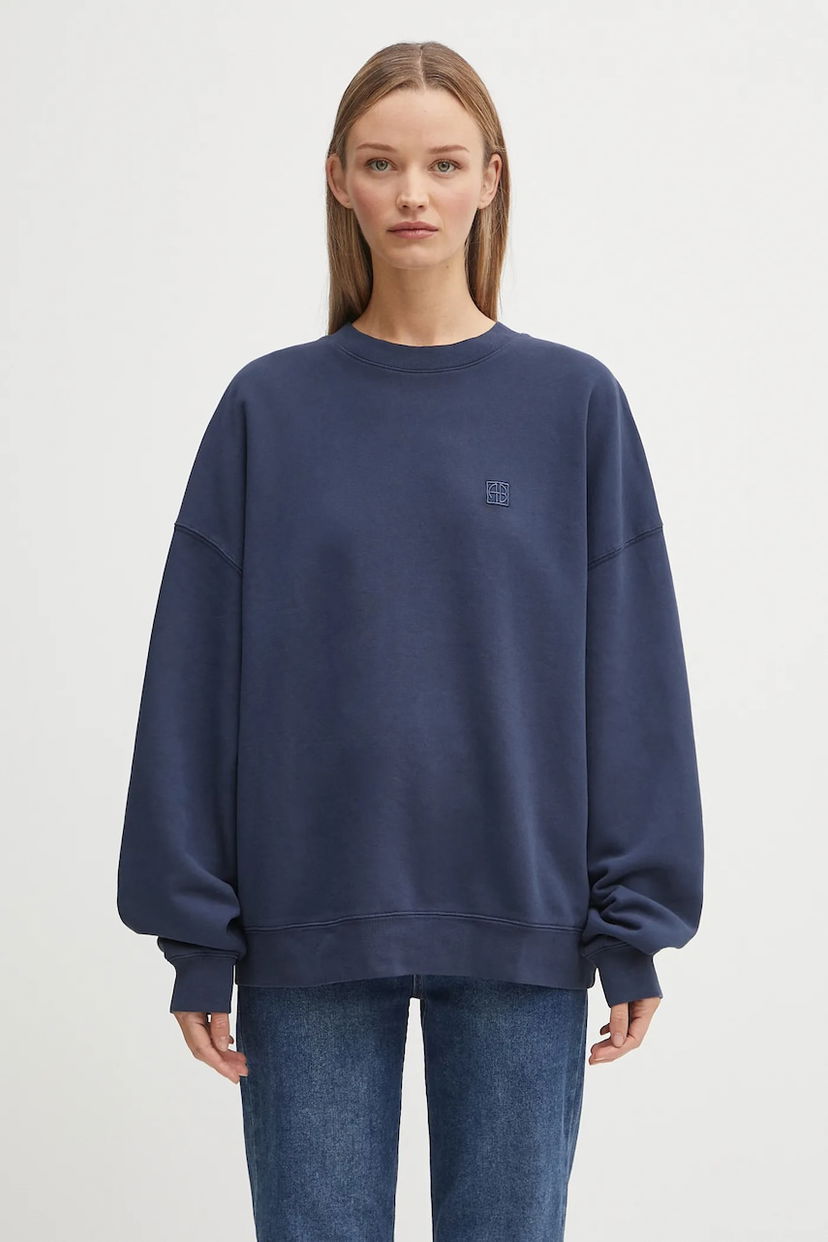 Sweatshirt Anine Bing Anine Bing Miles Sweatshirt Mørkeblå | A.08.11205