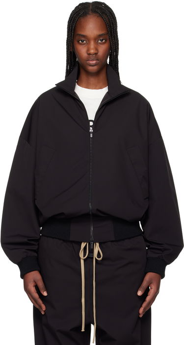 Bomberjakke Fear of God Fear of God Nylon Track Jacket Sort | FGE230-327PON, 0