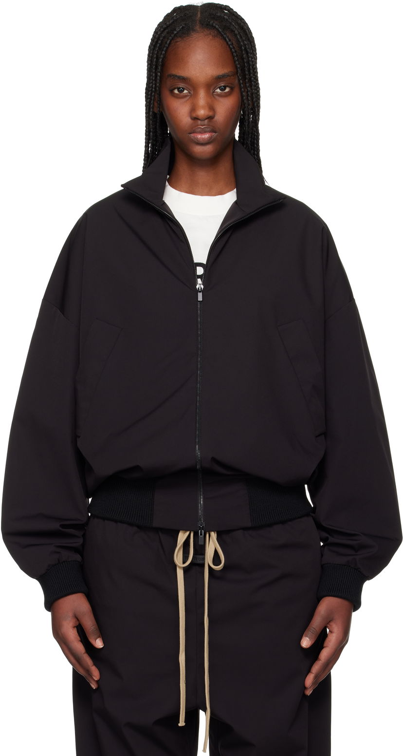 Bomberjakke Fear of God Fear of God Nylon Track Jacket Sort | FGE230-327PON