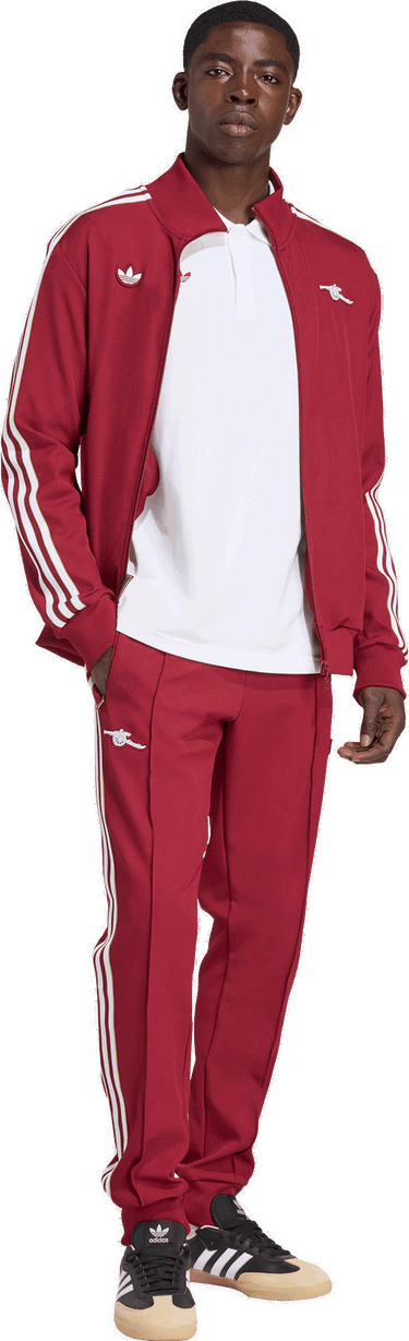 Polo skjorte adidas Performance Arsenal Terrace Icons Long Sleeve Polo Hvid | JM9396, 4